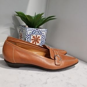 🥿GEOX LEATHER PINTY TOE FLATS